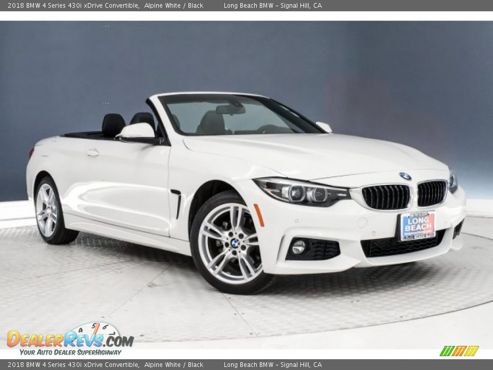 Front 3/4 View of 2018 BMW 4 Series 430i xDrive Convertible Photo #14