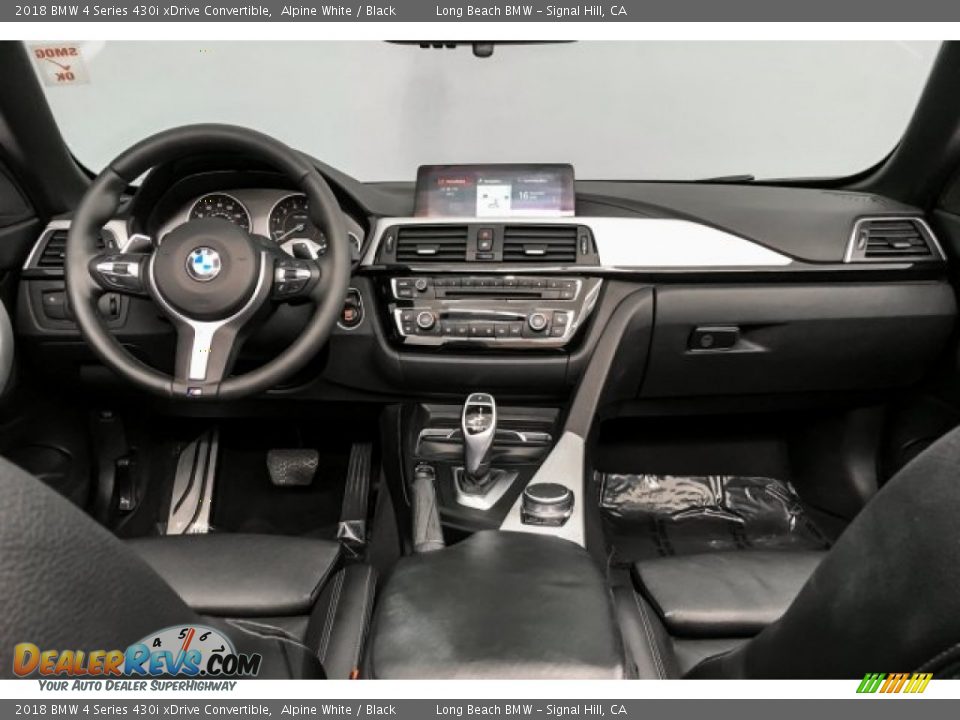 Dashboard of 2018 BMW 4 Series 430i xDrive Convertible Photo #22