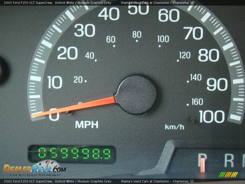 2003 Ford F150 XLT SuperCrew Oxford White / Medium Graphite Grey Photo #19