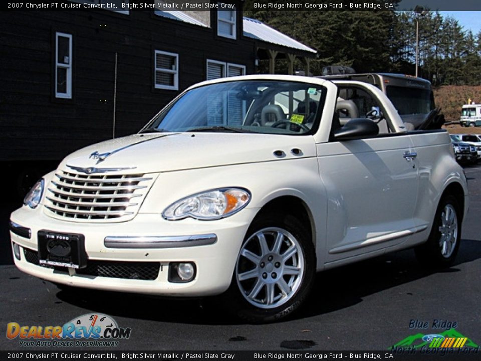 2007 Chrysler PT Cruiser Convertible Bright Silver Metallic / Pastel Slate Gray Photo #1