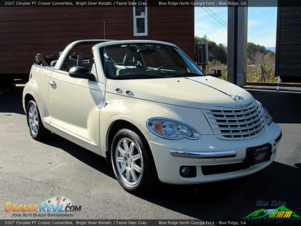 2007 Chrysler PT Cruiser Convertible Bright Silver Metallic / Pastel Slate Gray Photo #8
