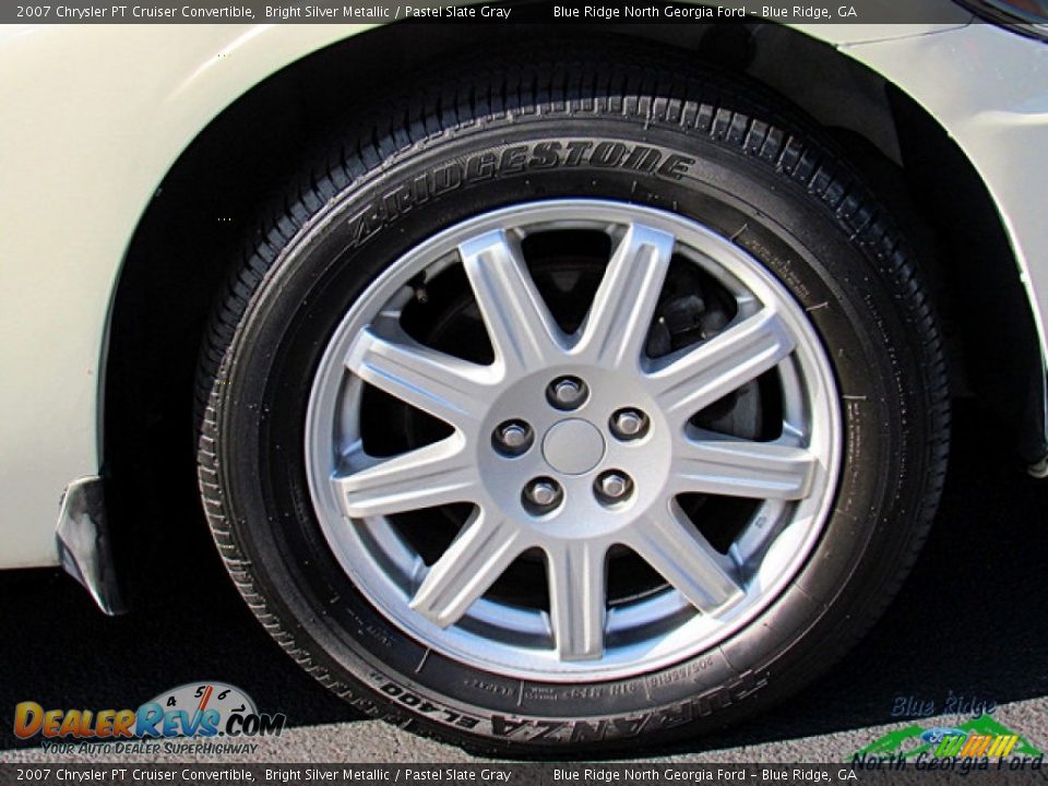2007 Chrysler PT Cruiser Convertible Bright Silver Metallic / Pastel Slate Gray Photo #9
