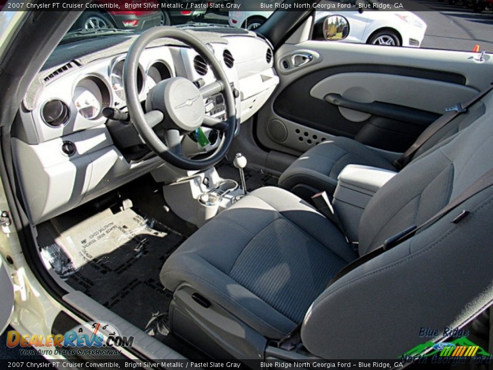 2007 Chrysler PT Cruiser Convertible Bright Silver Metallic / Pastel Slate Gray Photo #10