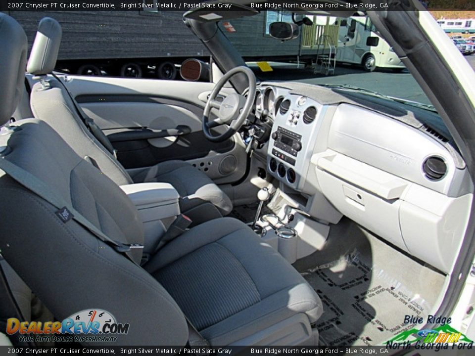 2007 Chrysler PT Cruiser Convertible Bright Silver Metallic / Pastel Slate Gray Photo #12