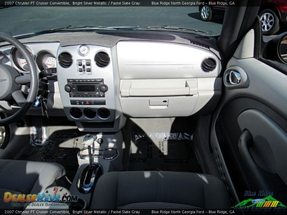 2007 Chrysler PT Cruiser Convertible Bright Silver Metallic / Pastel Slate Gray Photo #17