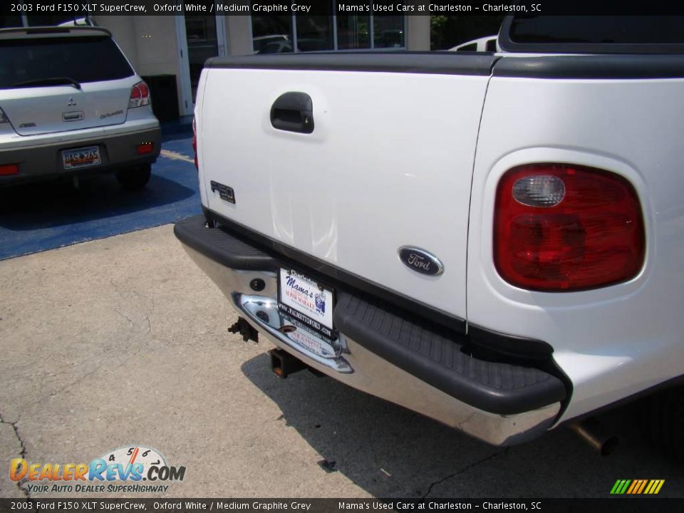 2003 Ford F150 XLT SuperCrew Oxford White / Medium Graphite Grey Photo #27