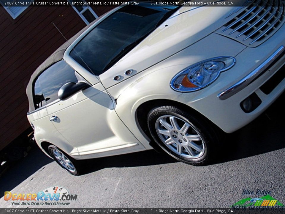 2007 Chrysler PT Cruiser Convertible Bright Silver Metallic / Pastel Slate Gray Photo #24