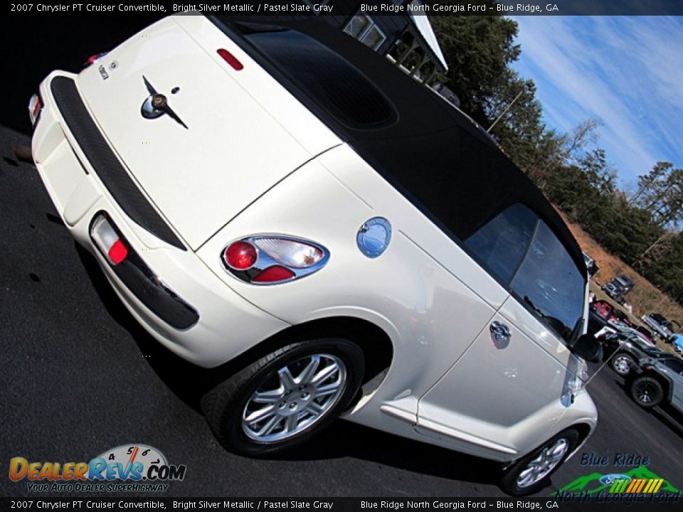 2007 Chrysler PT Cruiser Convertible Bright Silver Metallic / Pastel Slate Gray Photo #25