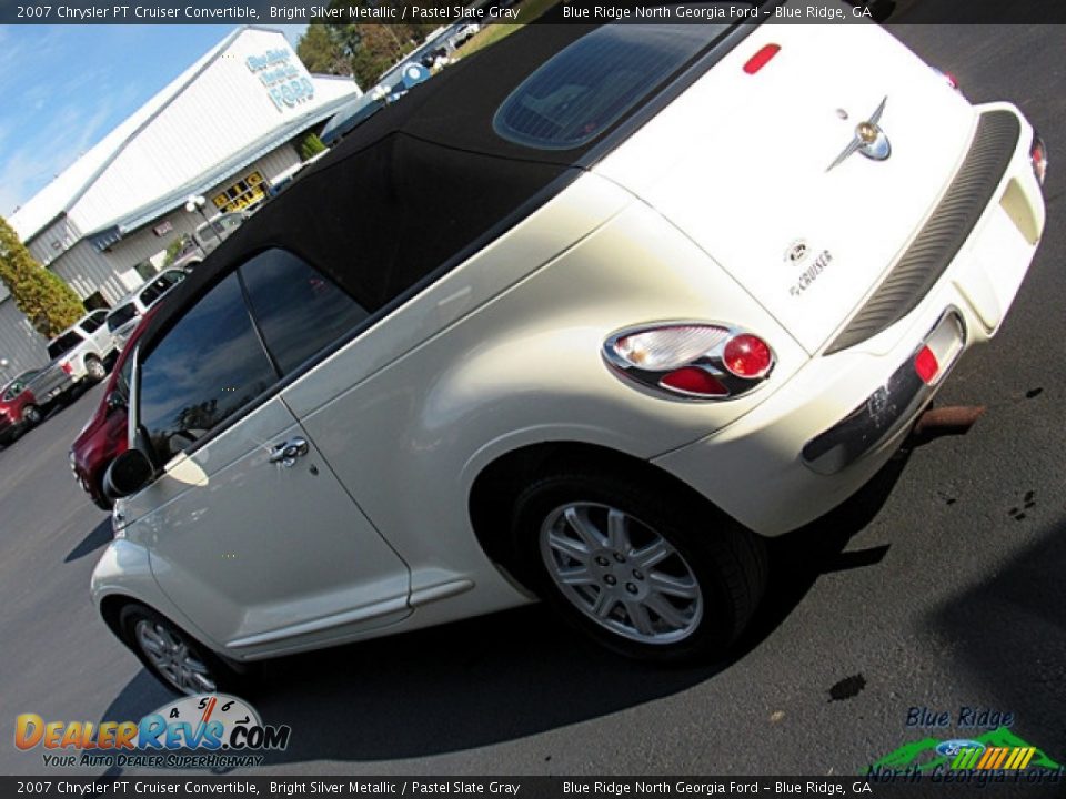 2007 Chrysler PT Cruiser Convertible Bright Silver Metallic / Pastel Slate Gray Photo #26