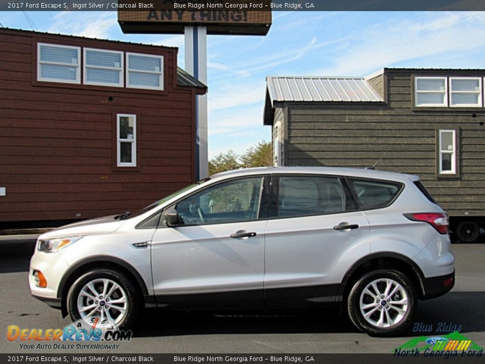 2017 Ford Escape S Ingot Silver / Charcoal Black Photo #2