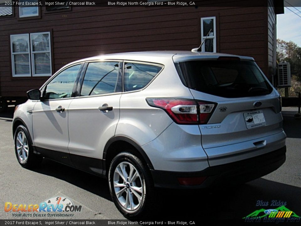 2017 Ford Escape S Ingot Silver / Charcoal Black Photo #3