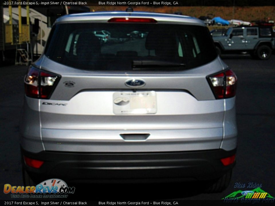 2017 Ford Escape S Ingot Silver / Charcoal Black Photo #4