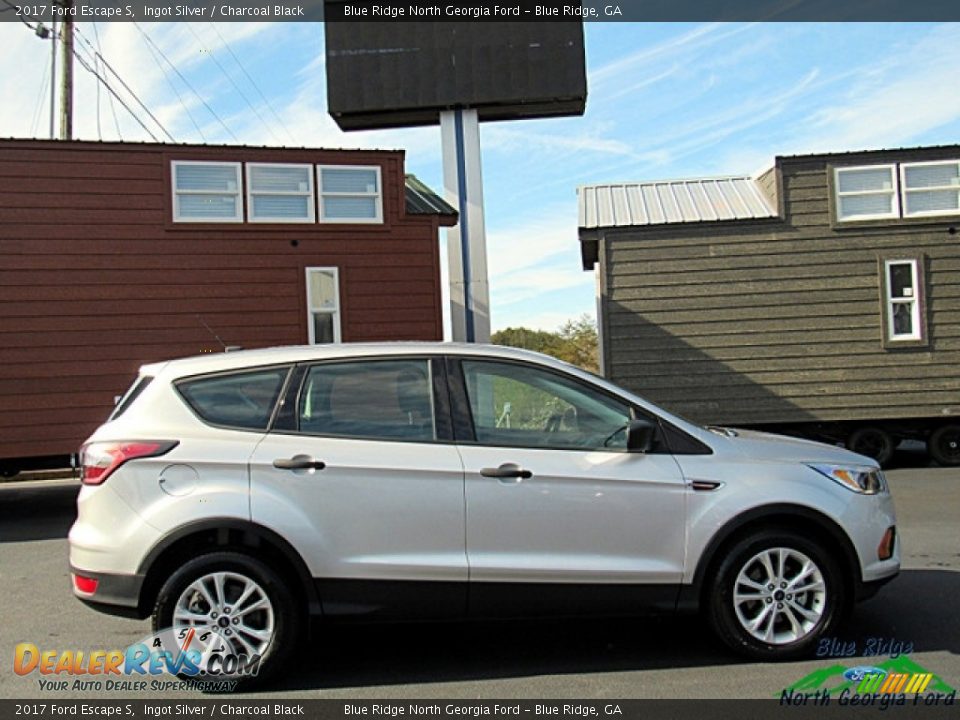 2017 Ford Escape S Ingot Silver / Charcoal Black Photo #5