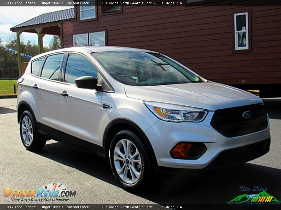 2017 Ford Escape S Ingot Silver / Charcoal Black Photo #6