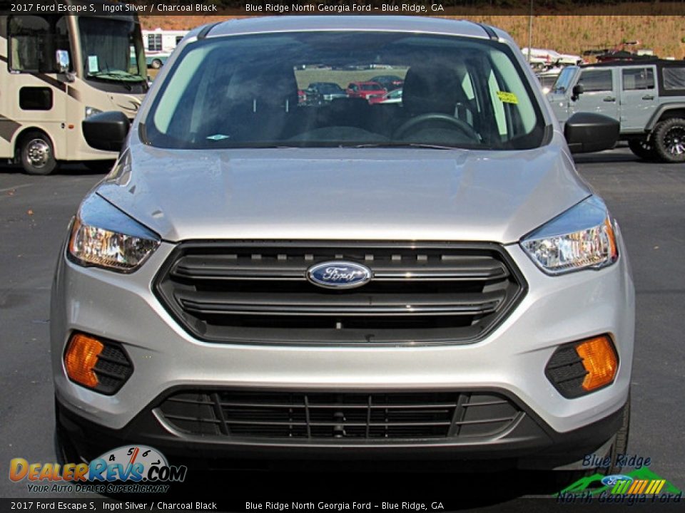 2017 Ford Escape S Ingot Silver / Charcoal Black Photo #7