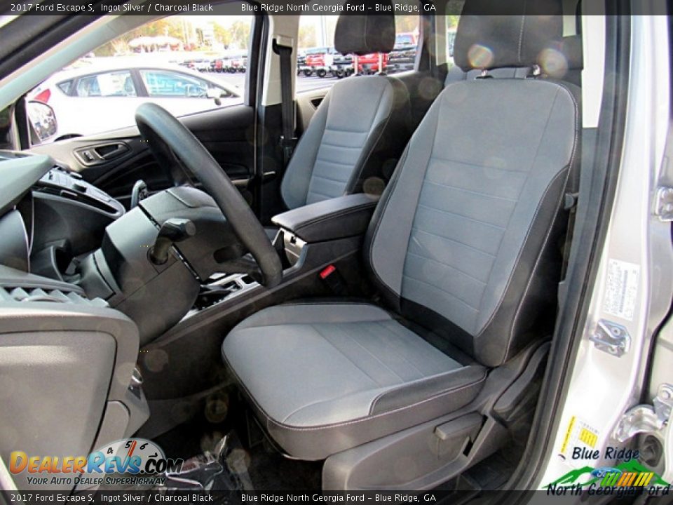 2017 Ford Escape S Ingot Silver / Charcoal Black Photo #9
