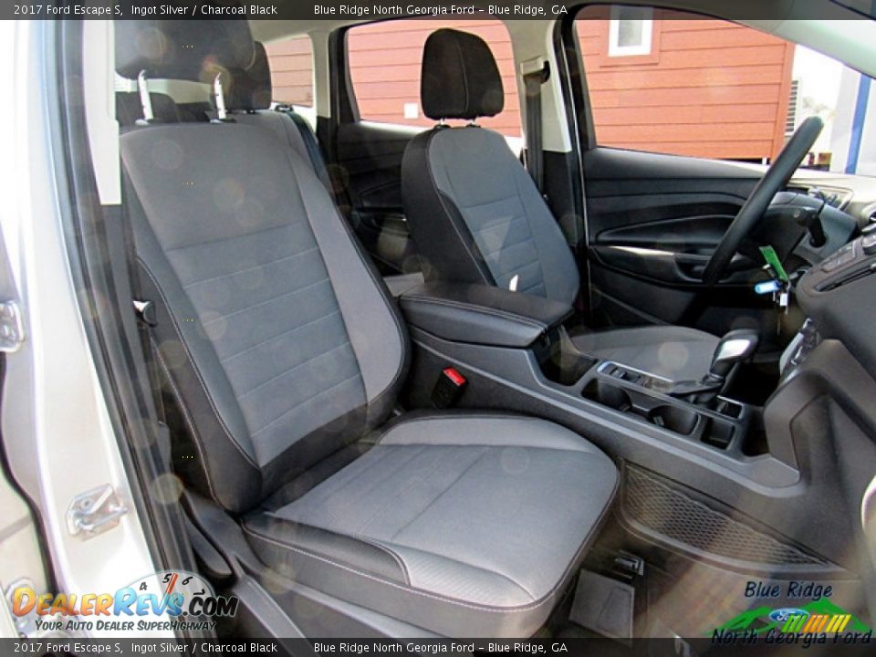 2017 Ford Escape S Ingot Silver / Charcoal Black Photo #10