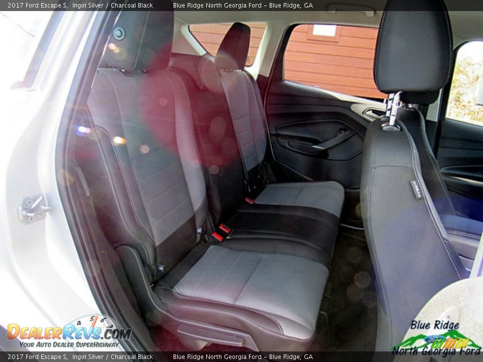 2017 Ford Escape S Ingot Silver / Charcoal Black Photo #11