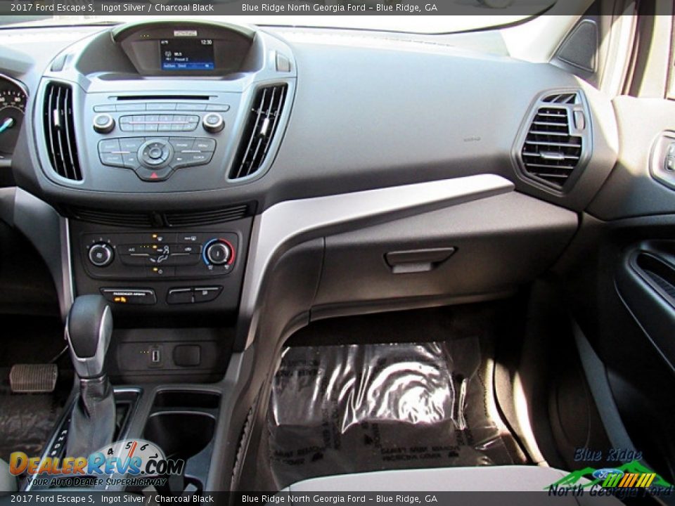 2017 Ford Escape S Ingot Silver / Charcoal Black Photo #23