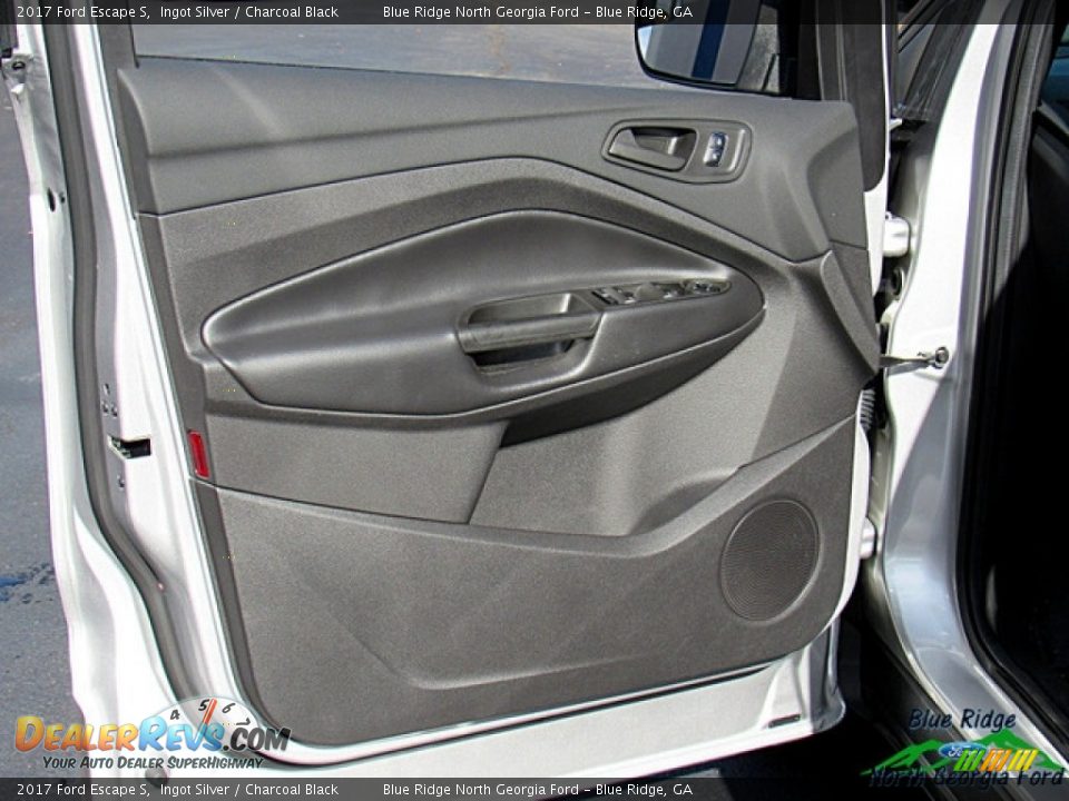 2017 Ford Escape S Ingot Silver / Charcoal Black Photo #25