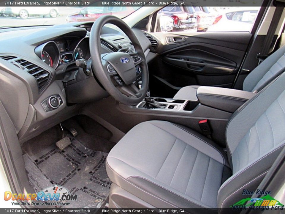 2017 Ford Escape S Ingot Silver / Charcoal Black Photo #26