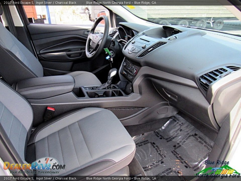 2017 Ford Escape S Ingot Silver / Charcoal Black Photo #27