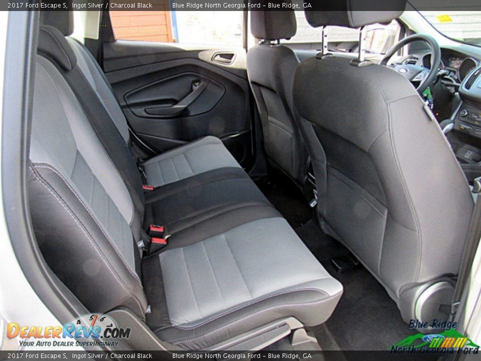 2017 Ford Escape S Ingot Silver / Charcoal Black Photo #28