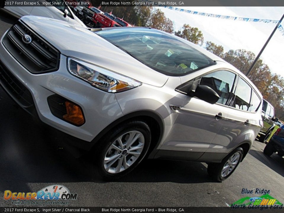 2017 Ford Escape S Ingot Silver / Charcoal Black Photo #29