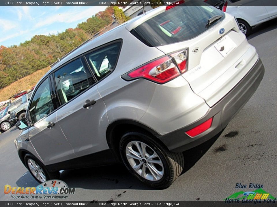 2017 Ford Escape S Ingot Silver / Charcoal Black Photo #32