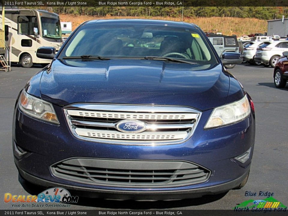 2011 Ford Taurus SEL Kona Blue / Light Stone Photo #8