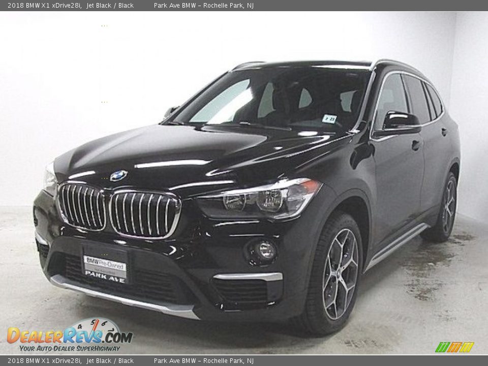 2018 BMW X1 xDrive28i Jet Black / Black Photo #1