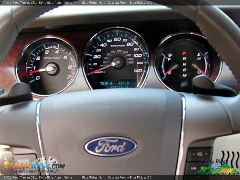 2011 Ford Taurus SEL Kona Blue / Light Stone Photo #16