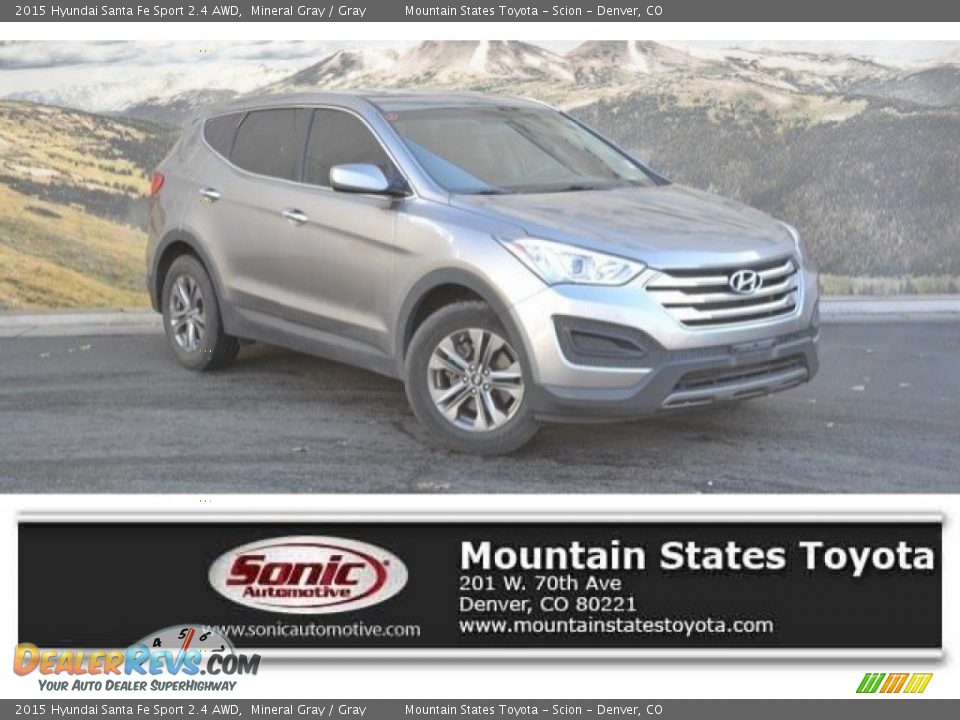 2015 Hyundai Santa Fe Sport 2.4 AWD Mineral Gray / Gray Photo #1