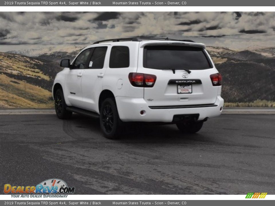 2019 Toyota Sequoia TRD Sport 4x4 Super White / Black Photo #3