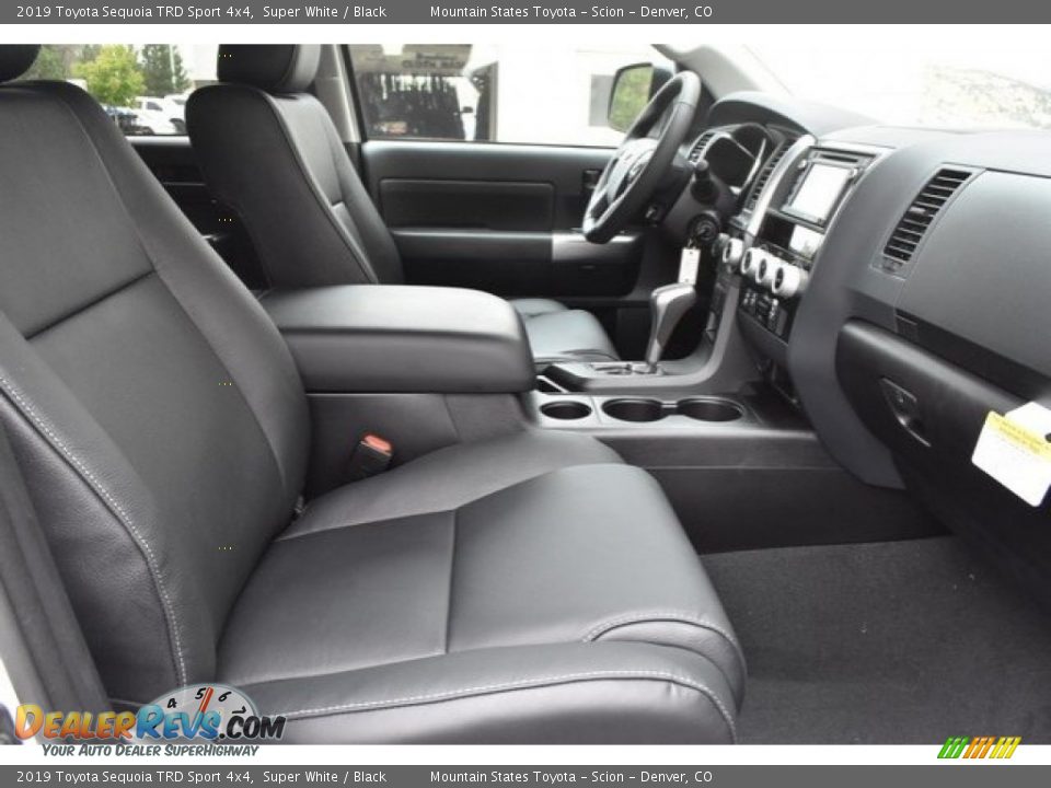 2019 Toyota Sequoia TRD Sport 4x4 Super White / Black Photo #12