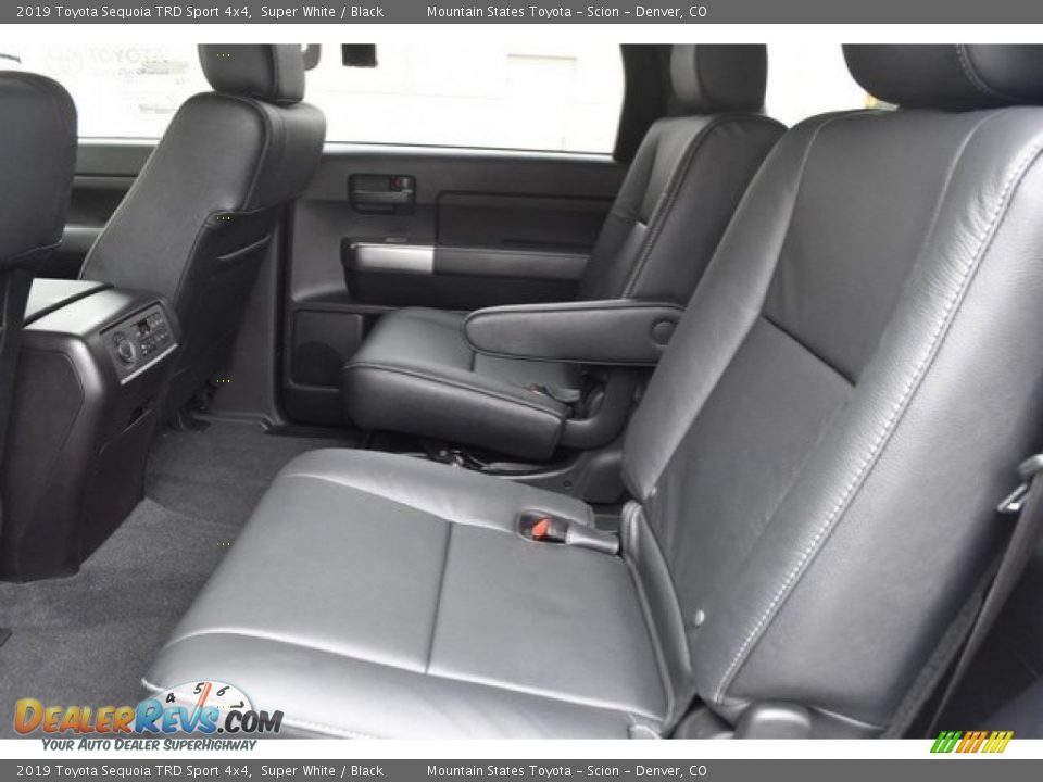Rear Seat of 2019 Toyota Sequoia TRD Sport 4x4 Photo #15
