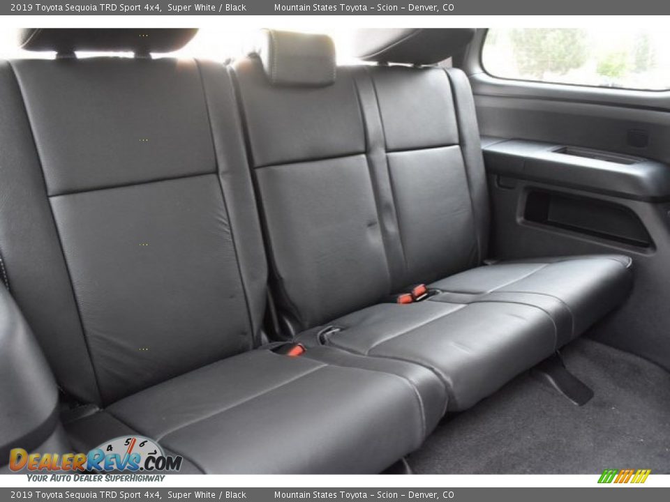 Rear Seat of 2019 Toyota Sequoia TRD Sport 4x4 Photo #21
