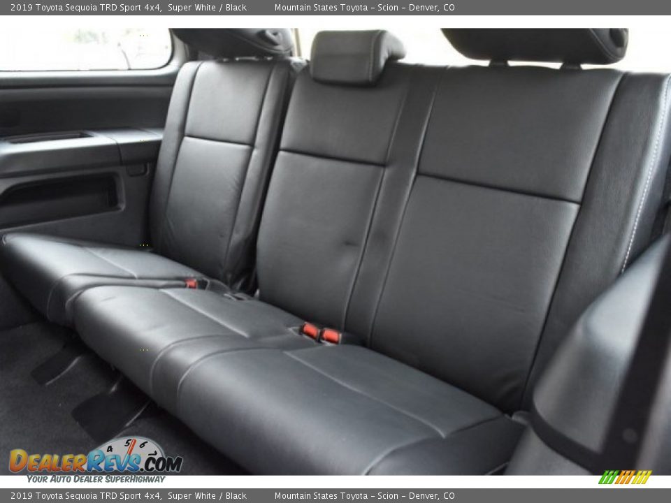 Rear Seat of 2019 Toyota Sequoia TRD Sport 4x4 Photo #22