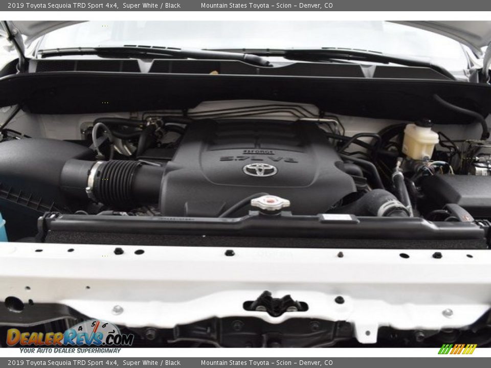 2019 Toyota Sequoia TRD Sport 4x4 Super White / Black Photo #35