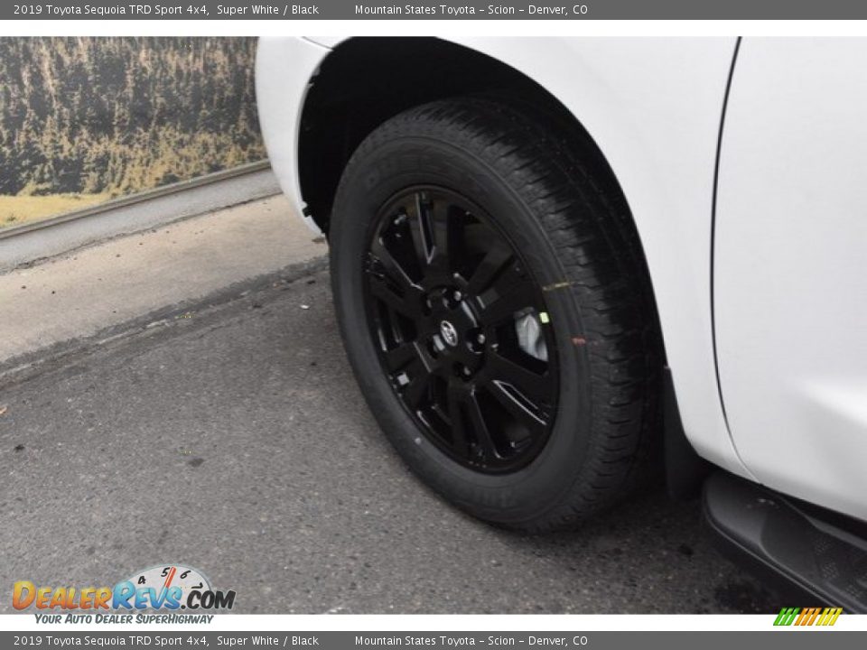 2019 Toyota Sequoia TRD Sport 4x4 Super White / Black Photo #36