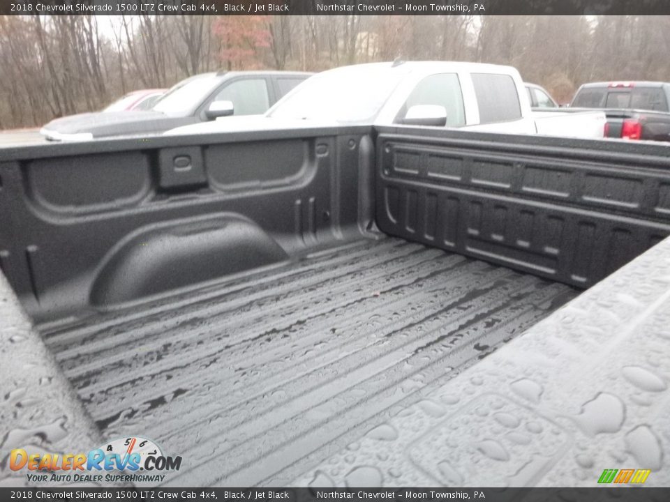 2018 Chevrolet Silverado 1500 LTZ Crew Cab 4x4 Black / Jet Black Photo #12