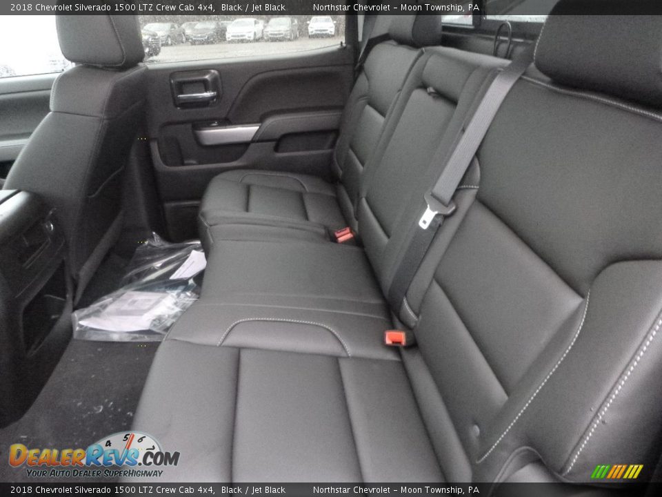 2018 Chevrolet Silverado 1500 LTZ Crew Cab 4x4 Black / Jet Black Photo #13