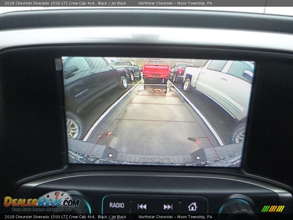 2018 Chevrolet Silverado 1500 LTZ Crew Cab 4x4 Black / Jet Black Photo #19