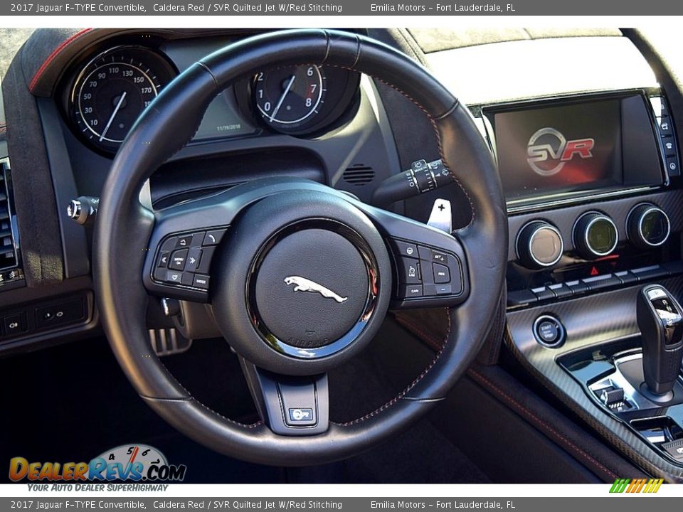 2017 Jaguar F-TYPE Convertible Steering Wheel Photo #39