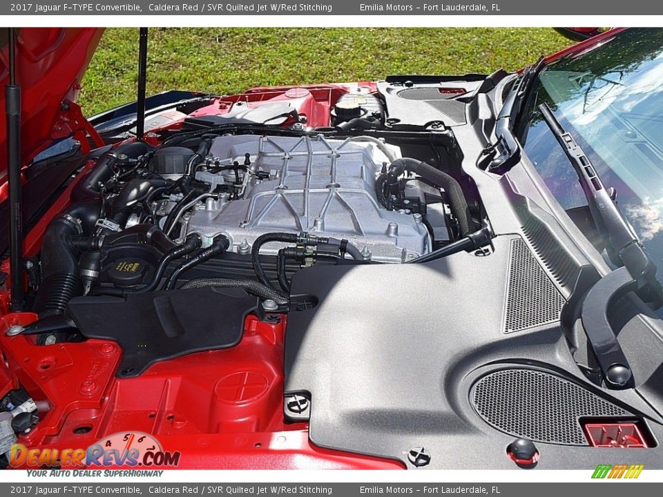 2017 Jaguar F-TYPE Convertible 5.0 Liter Supercharged DOHC 32-Valve V8 Engine Photo #52