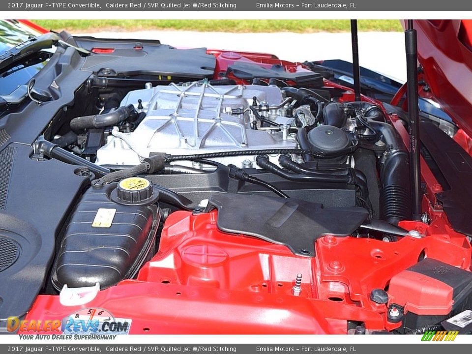 2017 Jaguar F-TYPE Convertible 5.0 Liter Supercharged DOHC 32-Valve V8 Engine Photo #56