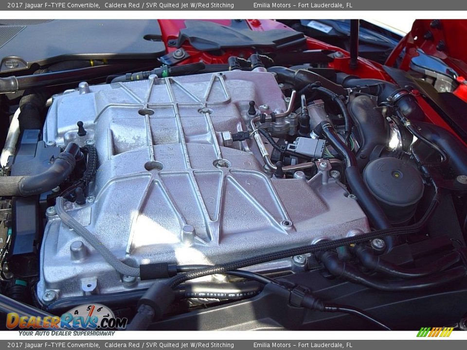 2017 Jaguar F-TYPE Convertible 5.0 Liter Supercharged DOHC 32-Valve V8 Engine Photo #58