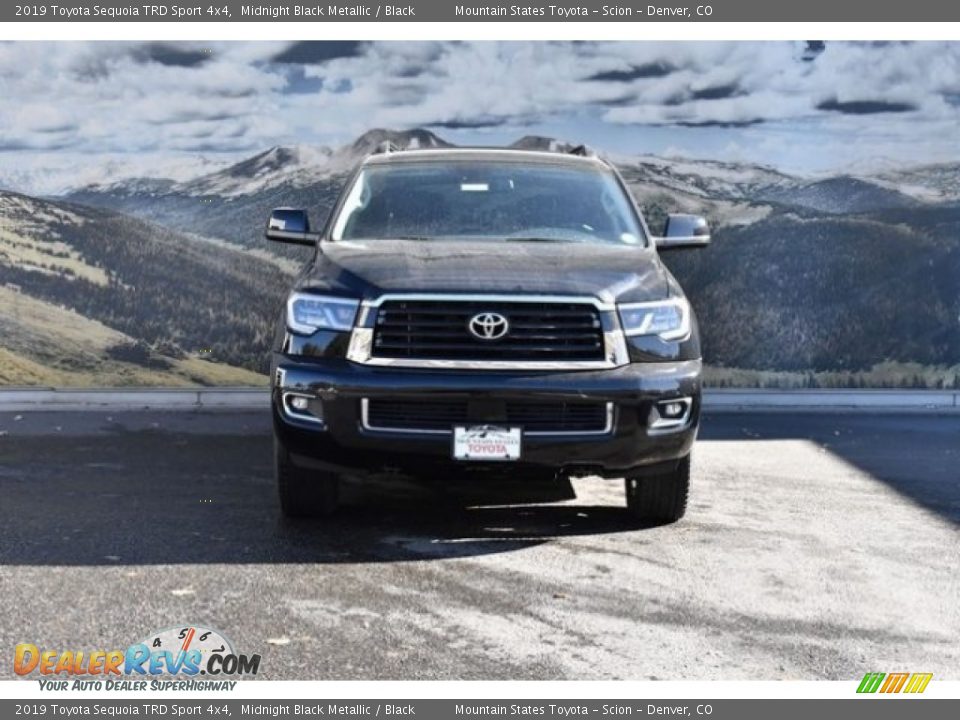 2019 Toyota Sequoia TRD Sport 4x4 Midnight Black Metallic / Black Photo #2