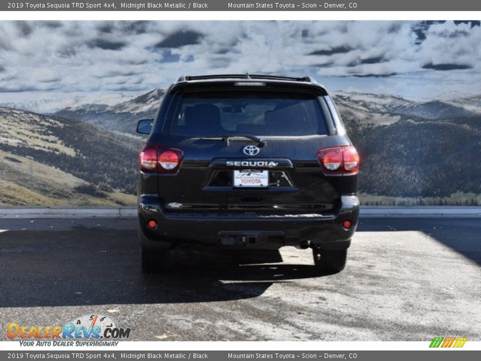 2019 Toyota Sequoia TRD Sport 4x4 Midnight Black Metallic / Black Photo #4