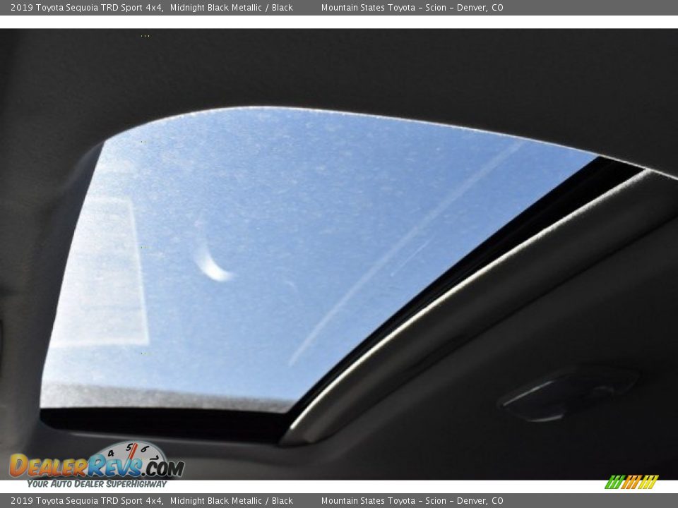 2019 Toyota Sequoia TRD Sport 4x4 Midnight Black Metallic / Black Photo #9
